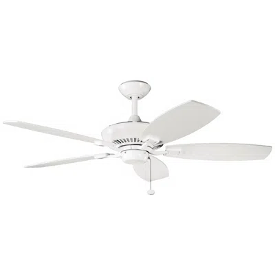Kichler 52" Canfield  White Pull Chain Ceiling Fan
