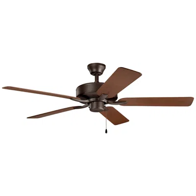 Kichler 52"  Basics Pro Bronze Finish Pull Chain Ceiling Fan