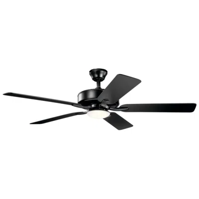 Kichler 52"  Basics Pro Led 5-blade Satin Black Indoor Ceiling Fan