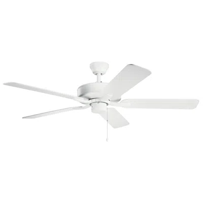 Kichler 52"  Basics Pro Matte White Ceiling Fan