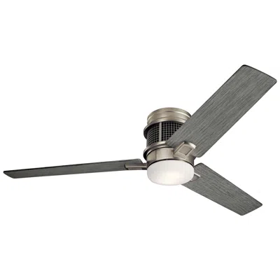 Kichler 52"  Chiara Nickel Led Hugger Ceiling Fan With Wall Control