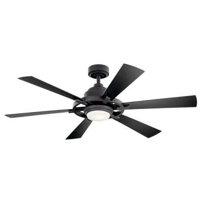 Kichler 52"  Gentry Distressed Black Led Ceiling Fan