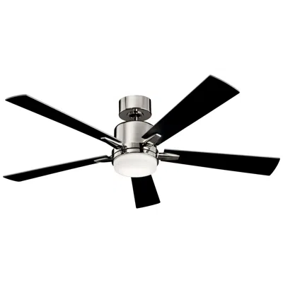 Kichler 52"  Lucian Polished Nickel Led Ceiling Fan With Wall Control