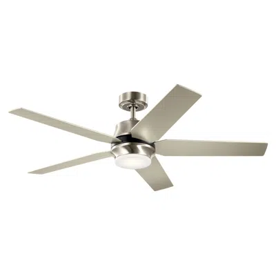 Kichler 52"  Maeve Brushed Stainless Steel Led Ceiling Fan