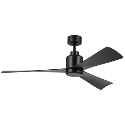 Kichler 52"  True Satin Black Ceiling Fan