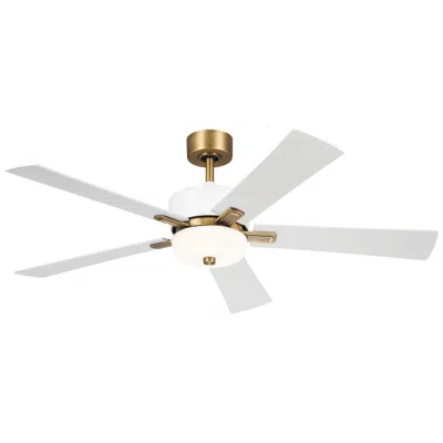 Kichler 56"  Icon Brushed Brass Led Indoor Ceiling Fan