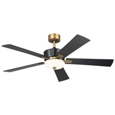 Kichler 56"  Icon Satin Black Led Indoor Ceiling Fan