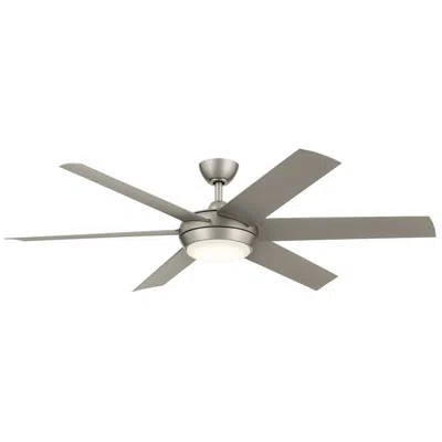 Kichler 60"  Mint Brushed Nickel Led Light 6-blade Ceiling Fan