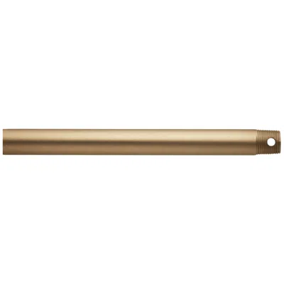 Kichler 60" Single Threaded Ceiling Fan Downrod In Champagne Bronze In Gold
