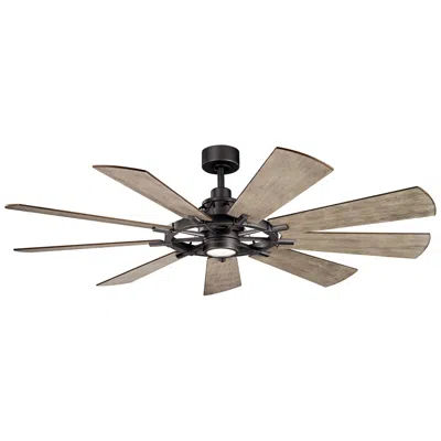 Kichler 65"  Gentry Anvil Iron Led Ceiling Fan