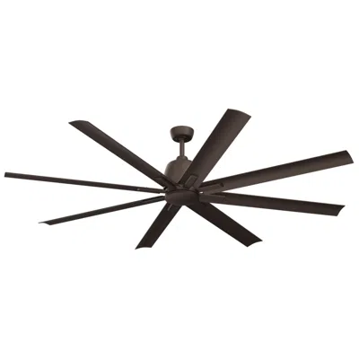 Kichler 75"  Breda Outdoor Satin Bronze Large Ceiling Fan With Remote