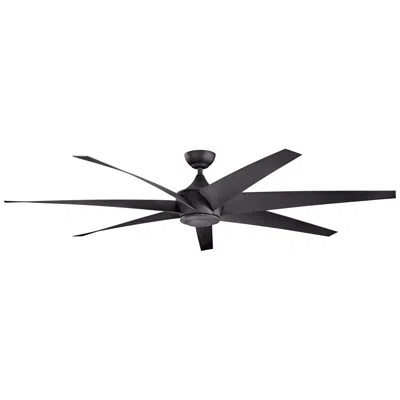 Kichler 80"  Lehr Distressed Black Ceiling Fan