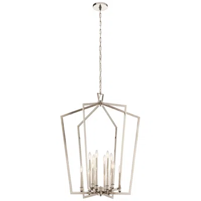 Kichler Abbotswell 30" Wide Polished Nickel 12-light Chandelier