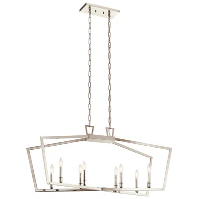 Kichler Abbotswell Linear Chandelier 8 Light