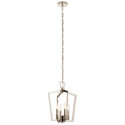 Kichler Abbotswell Polished Nickel Pendant 4lt