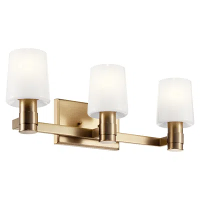 Kichler Adani 24" Wide Champagne Bronze 3-light Bath Light