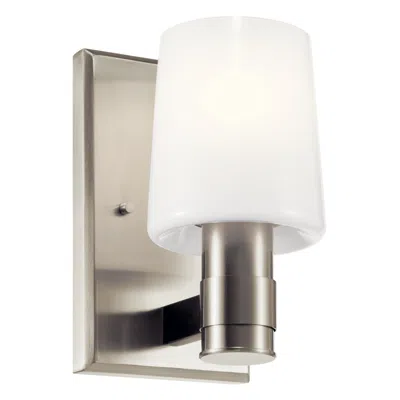 Kichler Adani 8 1/2 High 1-light Brushed Nickel Wall Sconce