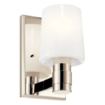 Kichler Adani 8.5 Inch 1 Light Vanity In Polished Nickel