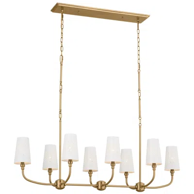 Kichler Adeena 47 1/4" Wide Brushed Brass 8-light Chandelier