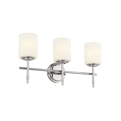Kichler Ali 11.5 Inch 3 Light Vanity In Polished Nickel