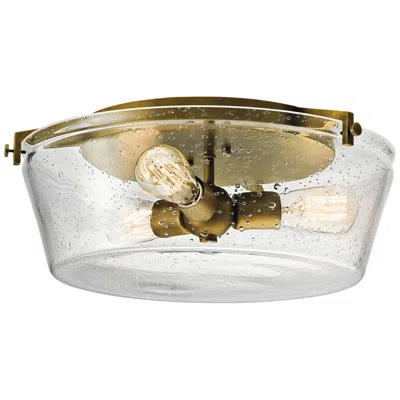 Kichler Alton 18 1/2"w Natural Brass 3-light Ceiling Light