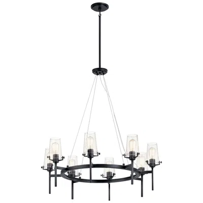 Kichler Alton 38" Wide 8-light Industrial Ring Chandelier