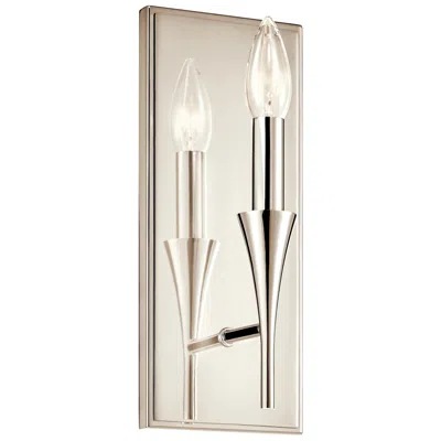 Kichler Alvaro 11 1/2" High Polished Nickel Wall Sconce
