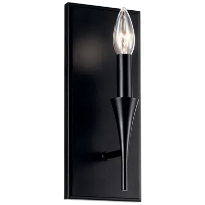 Kichler Alvaro Black Wall Sconce 1lt