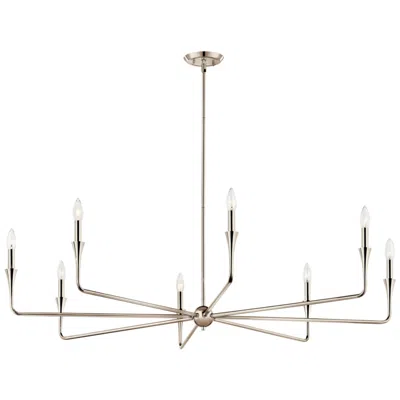 Kichler Alvaro Polished Nickel Chandelier 8lt