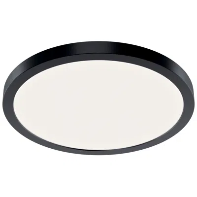 Kichler Ara 11-in Flush Mount 3000k In Black