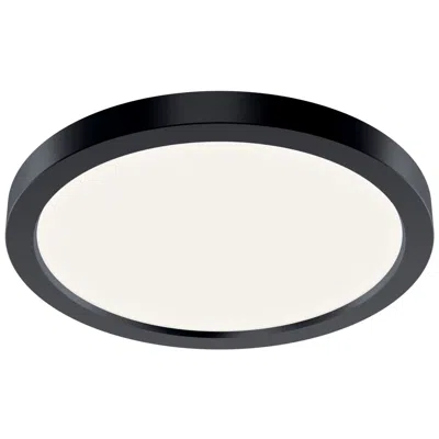 Kichler Ara 9-in Flush Mount 3000k In Black