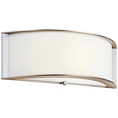 Kichler Arcola 5 1/2" High Polished Nickel Led Wall Sconce
