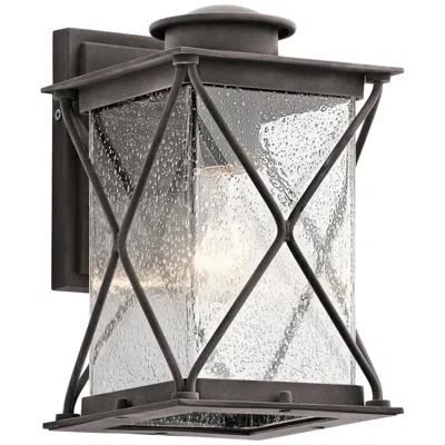Kichler Argyle 10 1/4"h Weathered Zinc Outdoor Wall Light