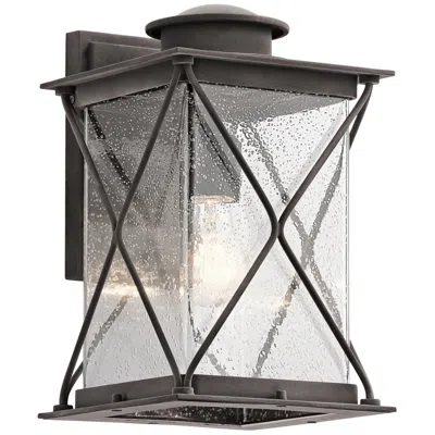 Kichler Argyle 12 3/4"h Weathered Zinc Outdoor Wall Light