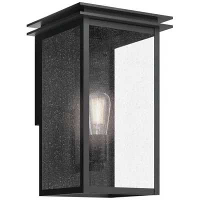 Kichler Arkville Textured Black 1lt Medium Outdoor Wall Light