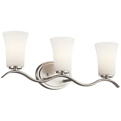 Kichler Armida 23" Wide Brushed Nickel 3-light Bath Light