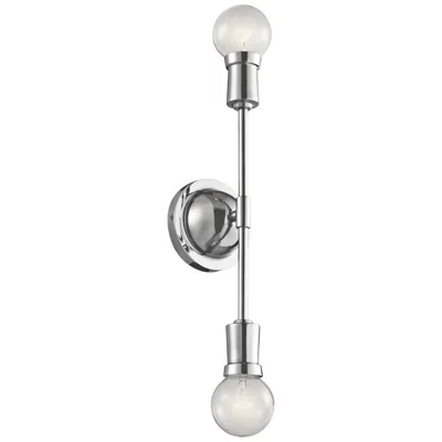 Kichler Armstrong 16 3/4" High Chrome 2-light Wall Sconce