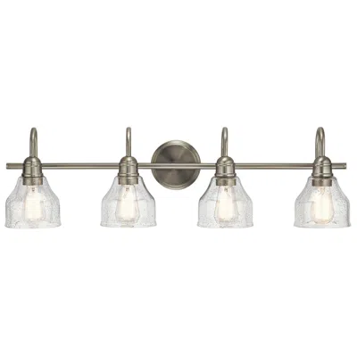 Kichler Avery 33 1/4" Wide Brushed Nickel 4-light Bath Light