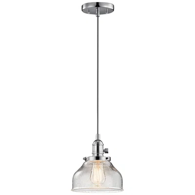 Kichler Avery 8" Wide Chrome Mini Pendant