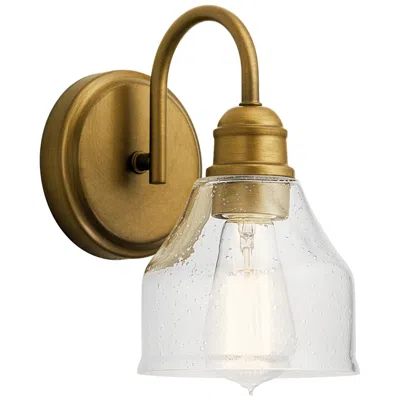 Kichler Avery Natural Brass Wall Sconce 1lt