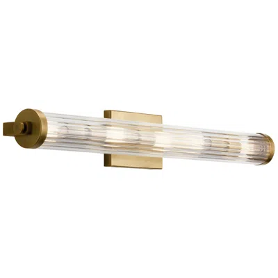 Kichler Azores 32" Natural Brass Bath Vanity Light