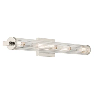 Kichler Azores 32" Wide Polished Nickel Linear Bath Light