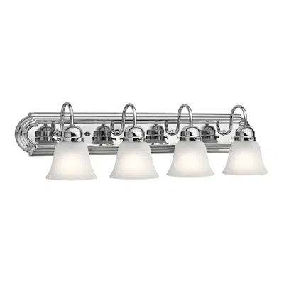 Kichler Barnes 30" Wide Chrome 4-light Bath Light