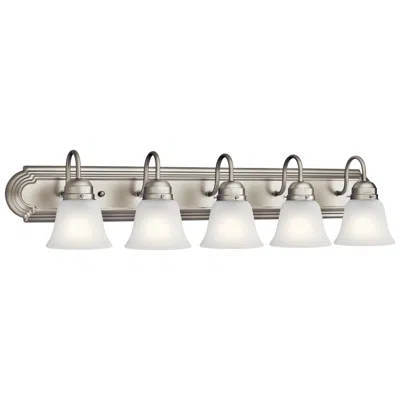 Kichler Barnes 36" Wide Brushed Nickel 5-light Bath Light