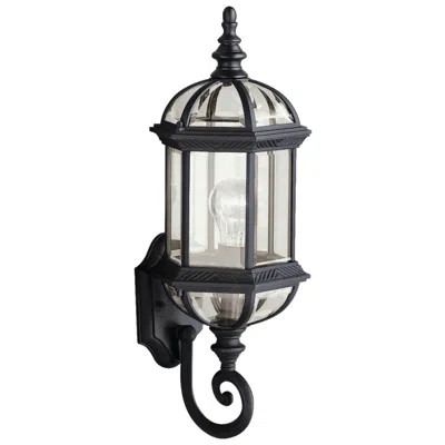 Kichler Barrie 1-light 21.75-in Black Outdoor Wall Light