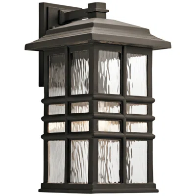 Kichler Beacon Square 17 1/2" High Bronze Finish Outdoor Wall Light In Black