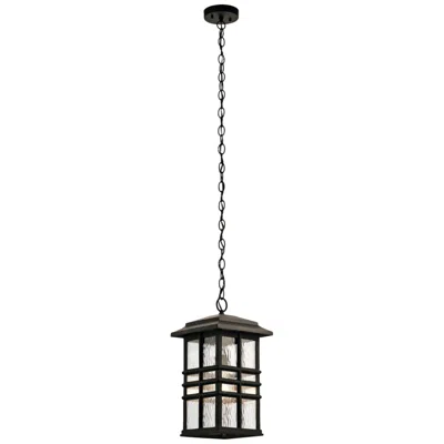 Kichler Beacon Square 18" High Climates Bronze Outdoor Hanging Light