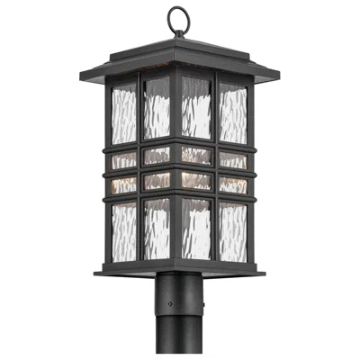 Kichler Beacon Square 20 3/4" High Textured Black Outdoor Post Light