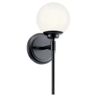 Kichler Benno 13.75 Inch 1 Light Wall Sconce In Black