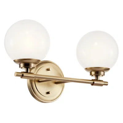 Kichler Benno 8 3/4"h Champagne Bronze 2-light Wall Sconce